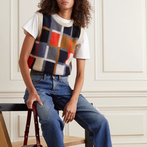 &Daughter Sweaters - &daughter tralee intarsia wool tank size M